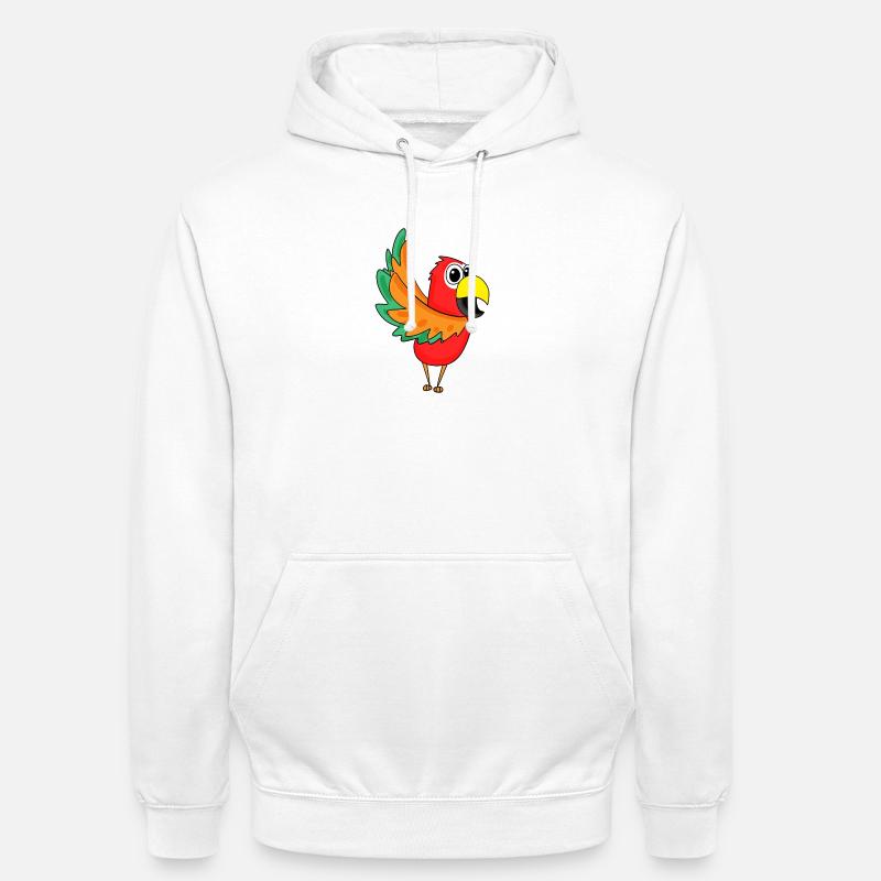 Parrot Jungle - Unisex Hoodie - white