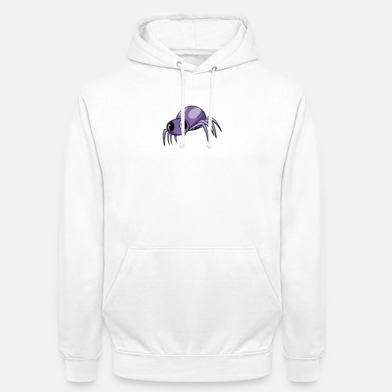 Bébé araignée - Sweat-shirt à capuche unisexe - blanc