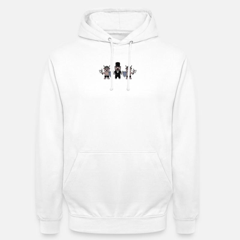 Groom Security Vikings - Unisex Hoodie - white