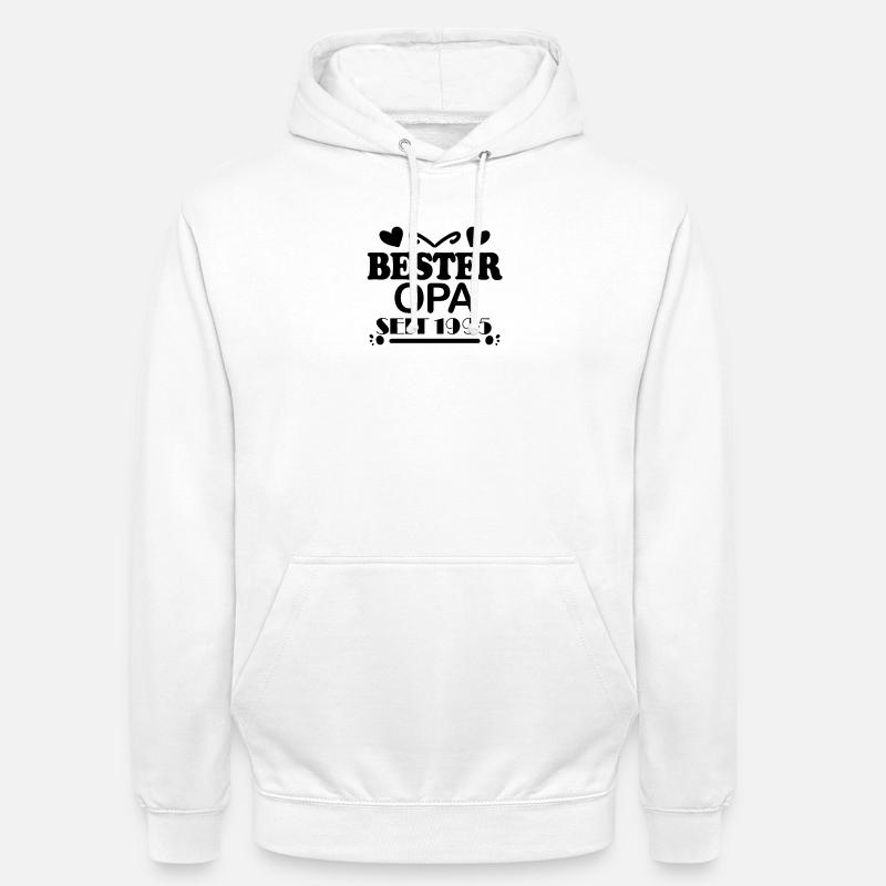 Bester Opa seit 1995 - Unisex Hoodie - Weiß