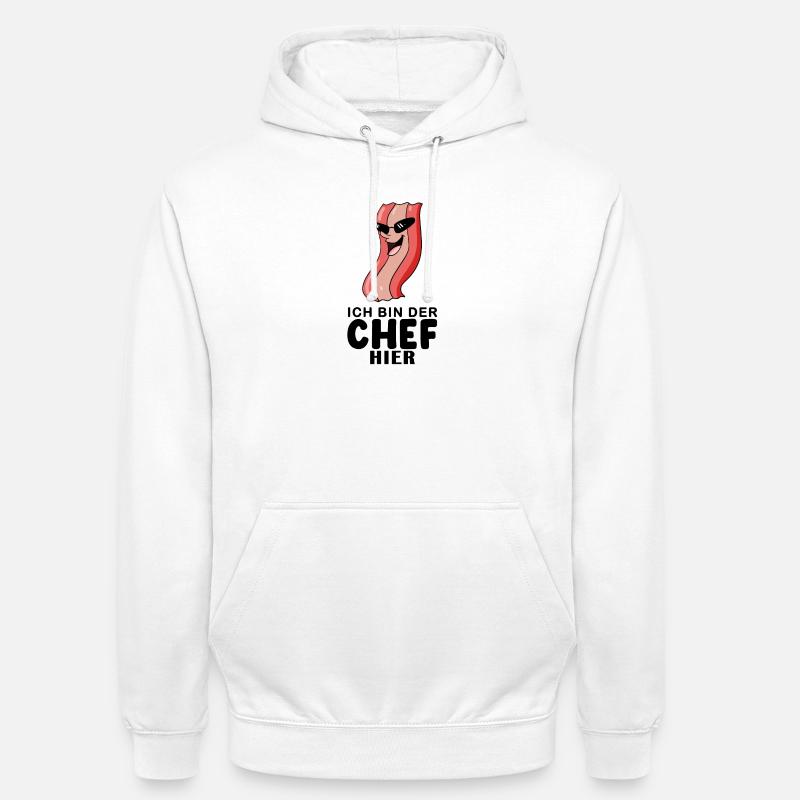 Chef Spruch lustig - Unisex Hoodie - Weiß