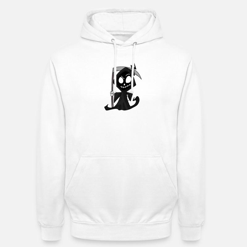 Sensenmann mit Sense - Halloween - Unisex Hoodie - Weiß