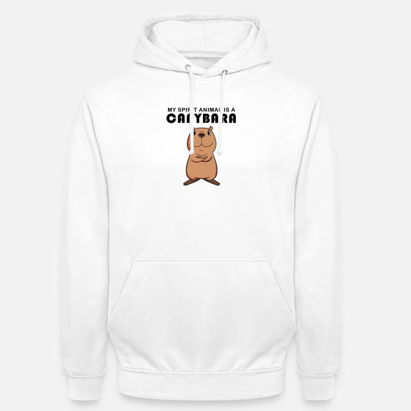 Capybara Capybara Gift - Unisex Hoodie - white
