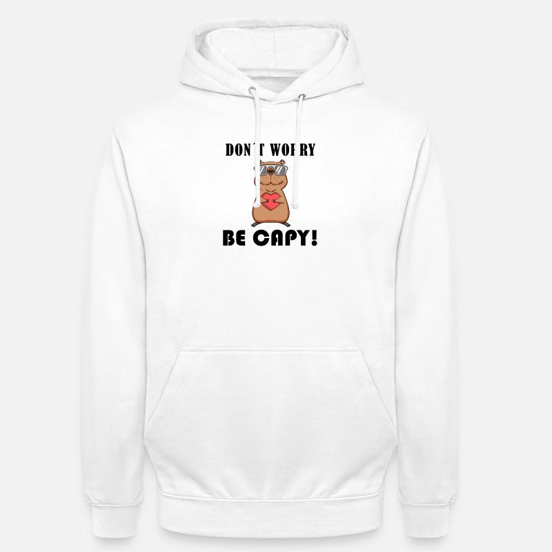 Capybara Capybara Gift - Unisex Hoodie - white