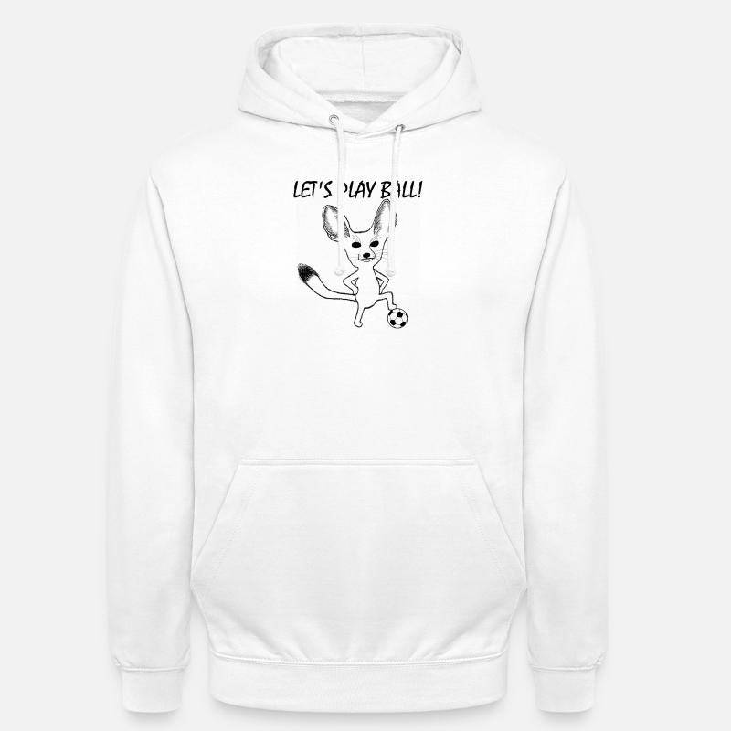 Fennek Let's Play Ball! - Unisex Hoodie - Weiß