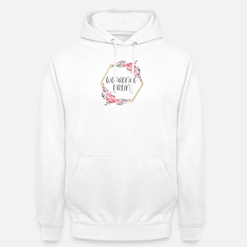 Boho werdende Patin Geschenk - Unisex Hoodie - Weiß