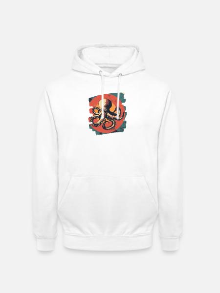 Octopus Octopus - Unisex Hoodie - white