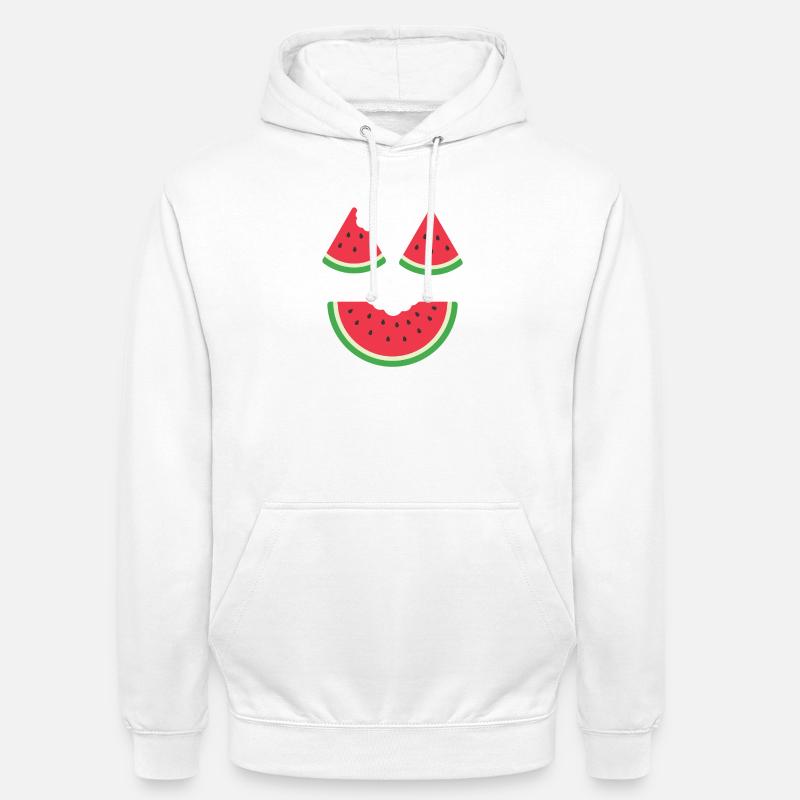 Costume de melon Carnaval Pastèque - Sweat-shirt à capuche unisexe - blanc