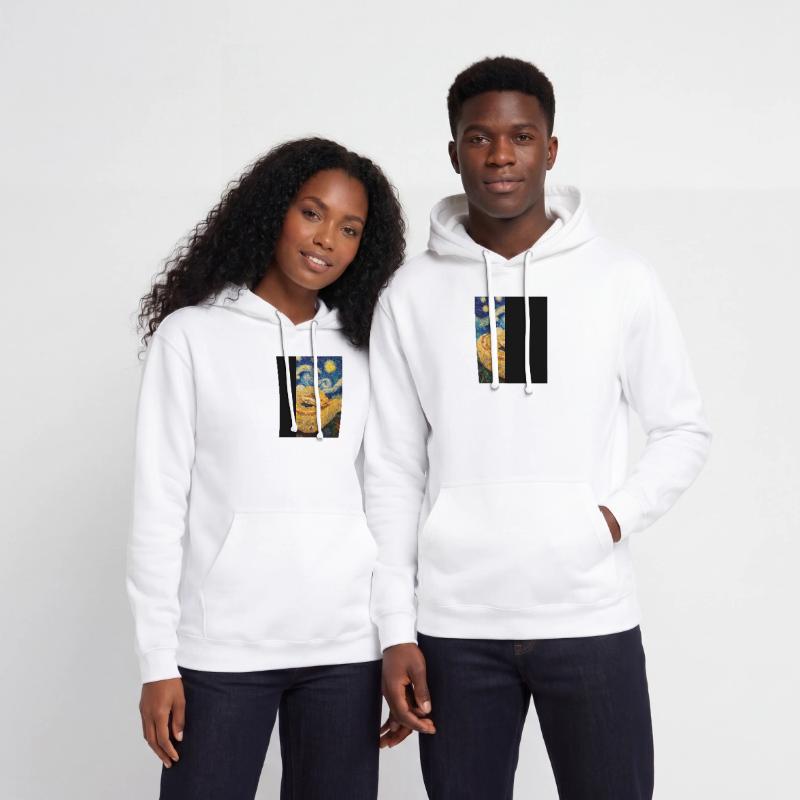 Snake Python Van Gogh Style Starry Night Unisex Hoodie
