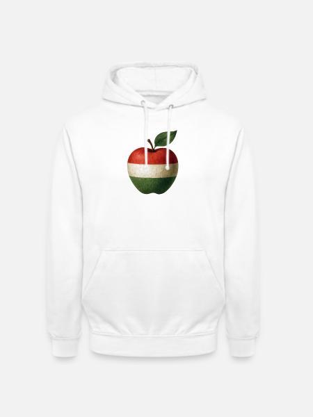 Hongrie - Sweat-shirt à capuche unisexe - blanc