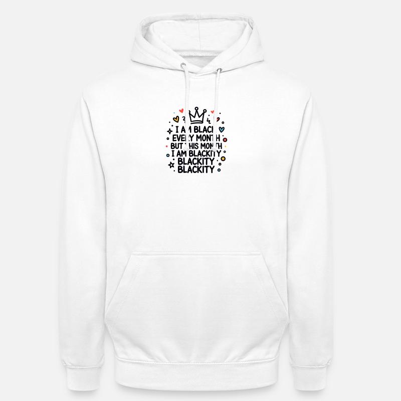 Déclaration d’Autonomisation de la Noirceur Noirceur - Sweat-shirt à capuche unisexe - blanc