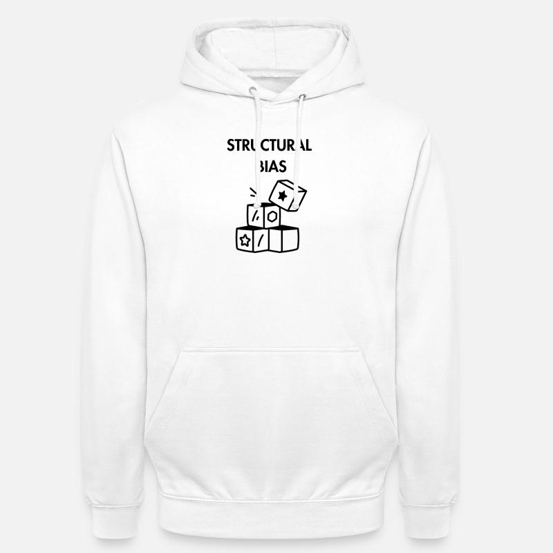 Polarisation structurelle - Sweat-shirt à capuche unisexe - blanc