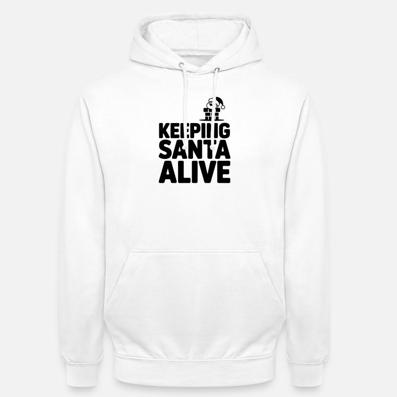 Ramoneur ramoneur drôle de phrase - Sweat-shirt à capuche unisexe - blanc