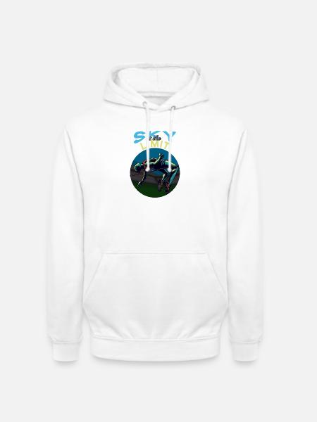 High jump: Sky is the limit! - Unisex Hoodie - white