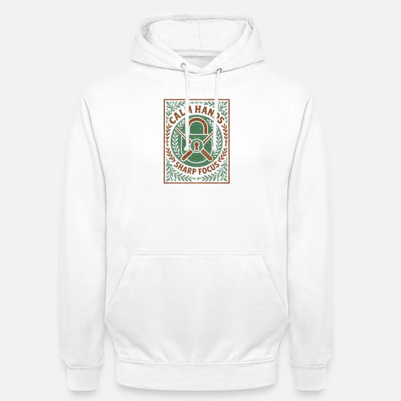 Mains stables : Concentration | Locksport Motivation - Sweat-shirt à capuche unisexe - blanc