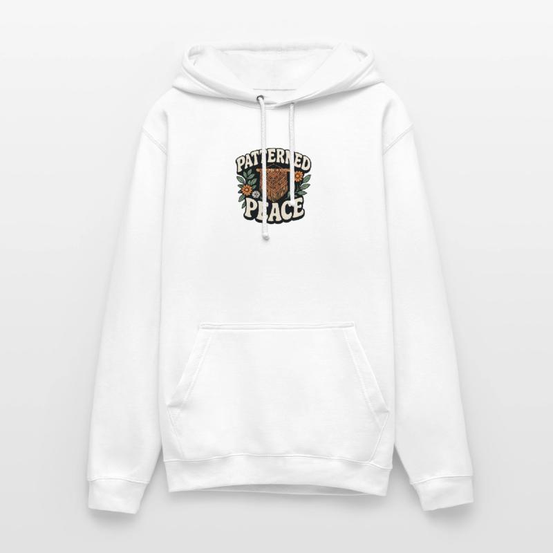 Patterned Calm | Macrame Boho Unisex Hoodie