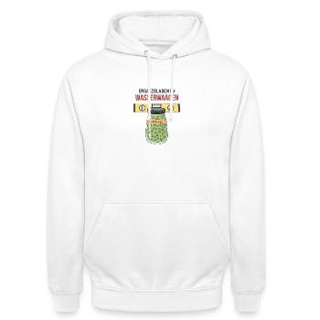 Ersatzblasen für Wasserwaagen Lustig Handwerk - Unisex Hoodie - Weiß - Vorne - AI Model Male 185 dark (185cm) & AI Model Female 172 dark (172cm)
