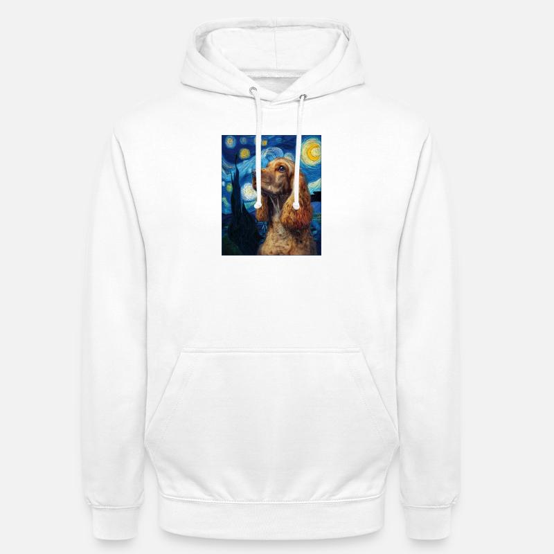 Cocker Spaniel Hund - Unisex Hoodie - Weiß