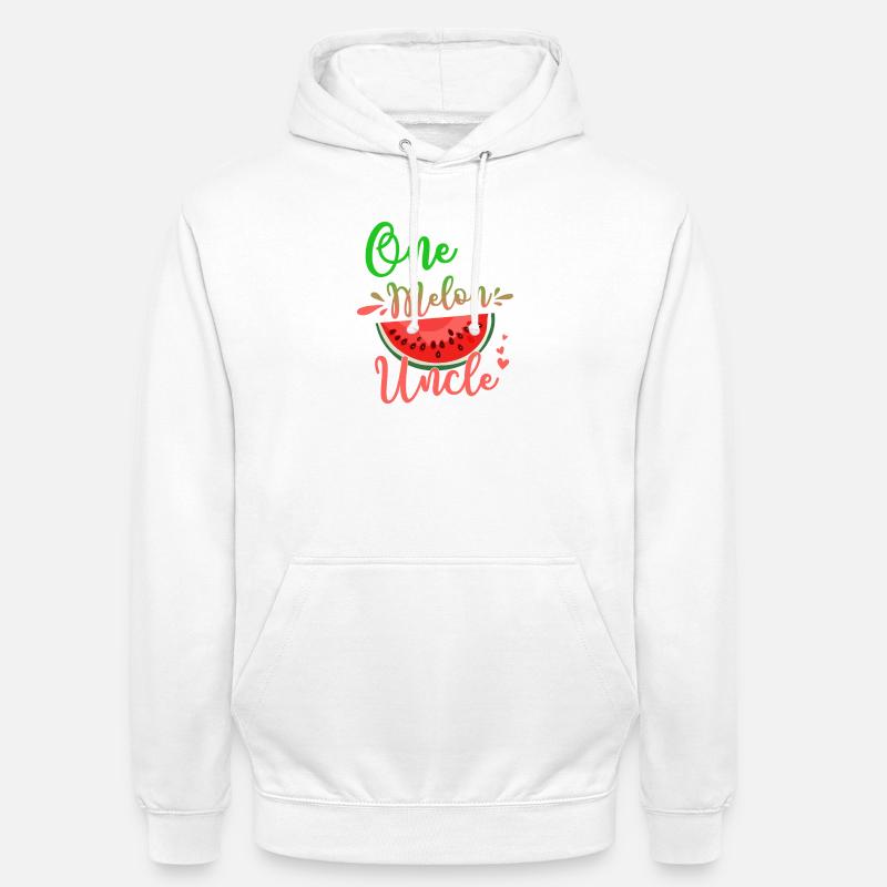 Ein Onkel in einer Melone - Unisex Hoodie - Weiß