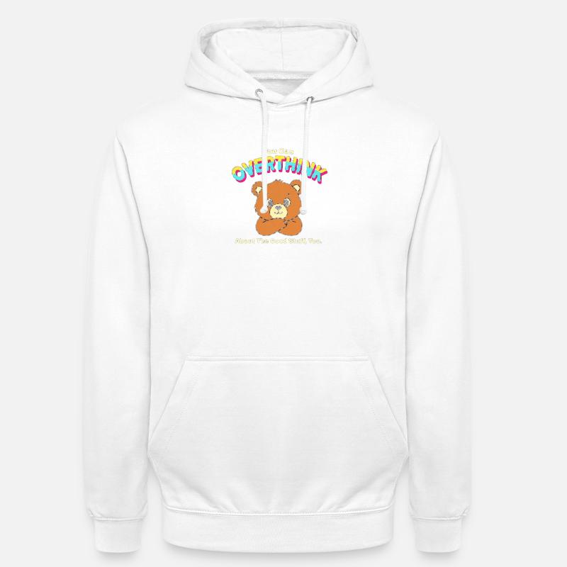Surpensez les bonnes choses Bear - Sweat-shirt à capuche unisexe - blanc