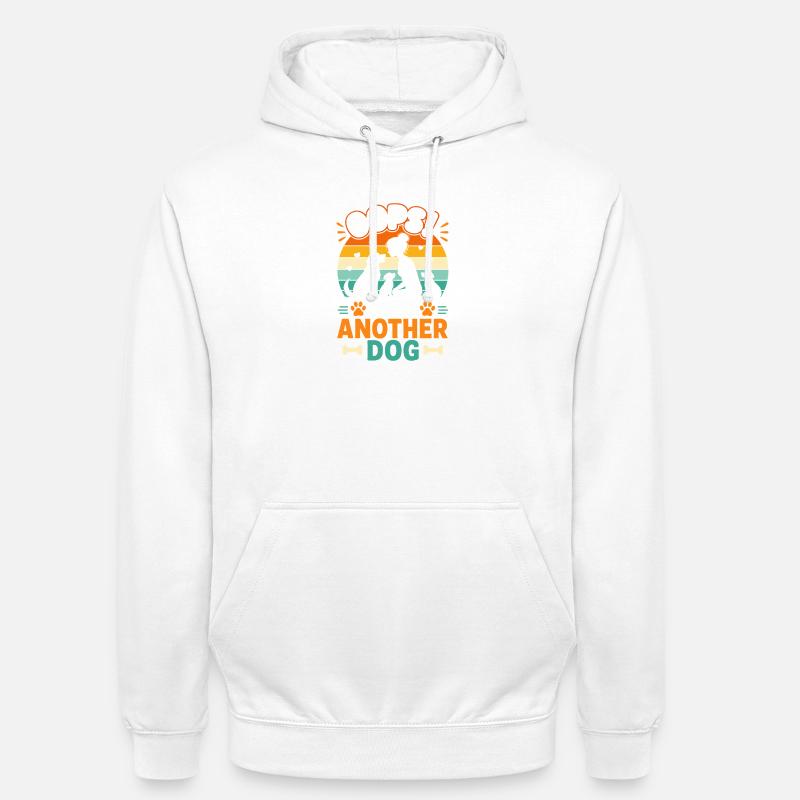Another dog: Oops! - Unisex Hoodie - white