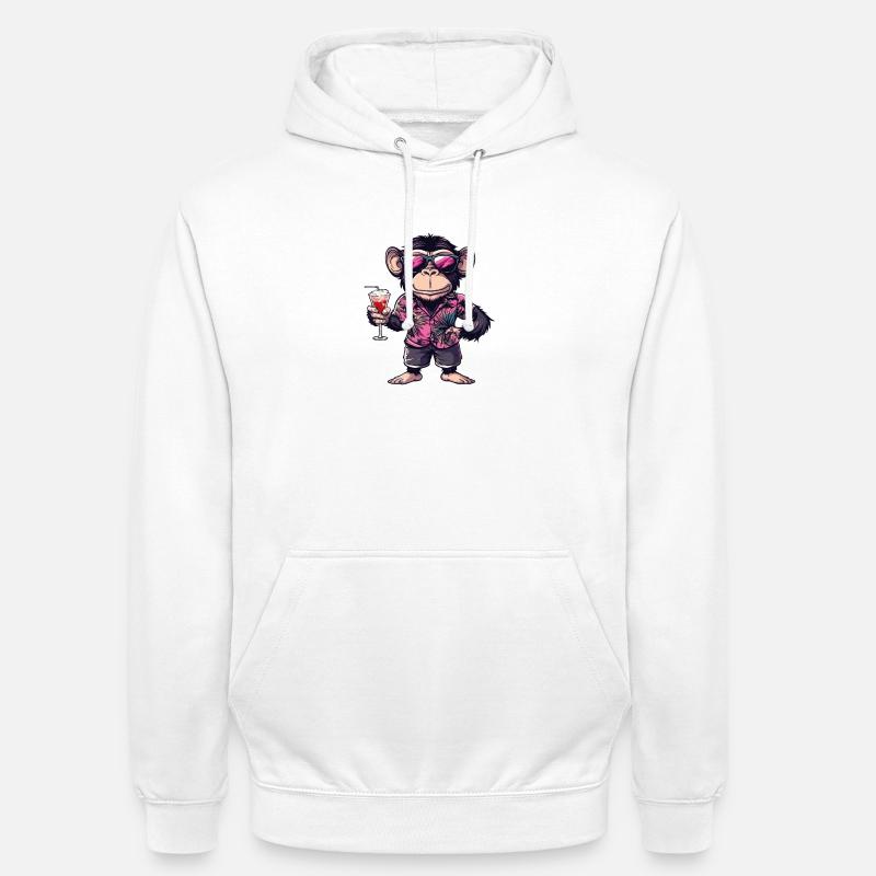 Gorilla Comic Sommer - Unisex Hoodie - Weiß