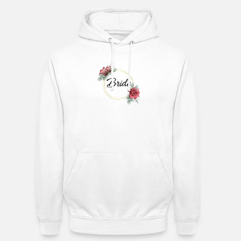 Style mariée de célibataire - Sweat-shirt à capuche unisexe - blanc