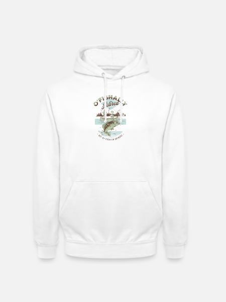 Altersangel-Ruhestand - Unisex Hoodie - Weiß