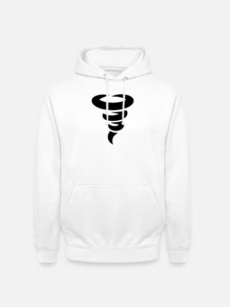 tornado - Unisex Hoodie - white