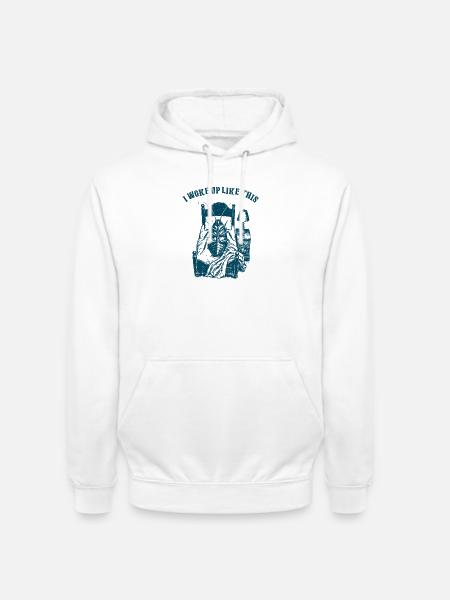 I woke up like this - Kafka - Unisex Hoodie - Weiß