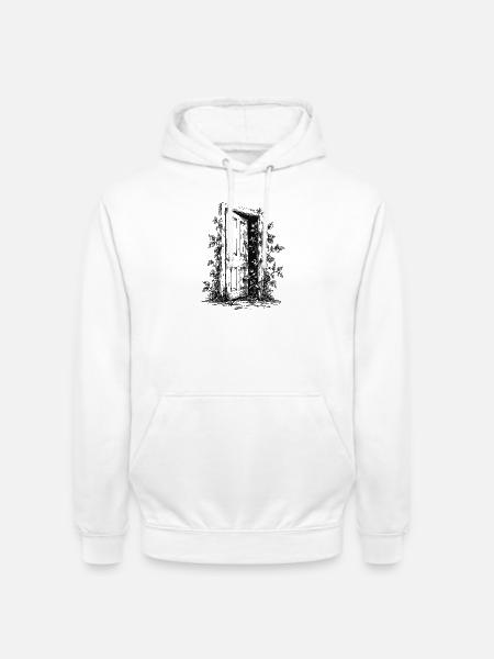 Geheime Türranken - Unisex Hoodie - Weiß