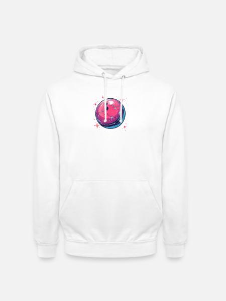 Cartoon Bowlingkugel - Unisex Hoodie - Weiß