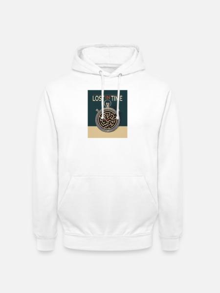 Lost in Time – Zeit im Labyrinth - Unisex Hoodie - Weiß
