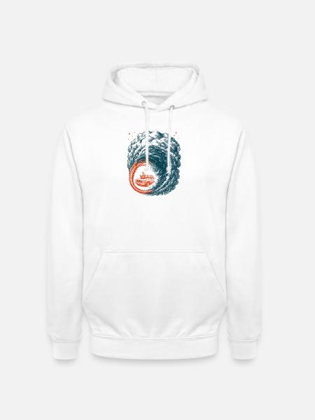 Hook Echo Radar Sturmverfolgung Tornado-tracker - Unisex Hoodie - Weiß
