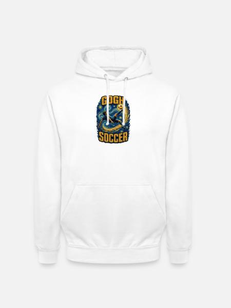 Gogh Fußball - Unisex Hoodie - Weiß