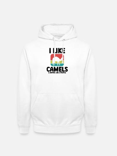 Kamel Fan Humor - Unisex Hoodie - Weiß