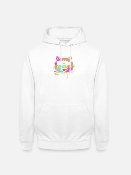 Pomeranian Zwergspitz Hund - Unisex Hoodie - Weiß