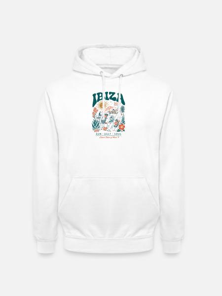 Ibiza Sun Surf 2027 - Unisex Hoodie - Weiß