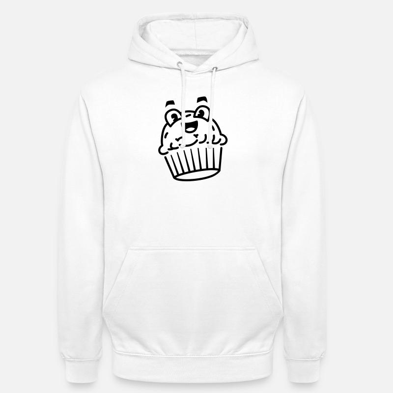 Cupcake - Unisex Hoodie - white