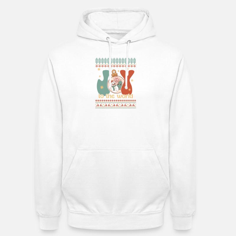 Hässlicher Weihnachtspullover - Unisex Hoodie - Weiß