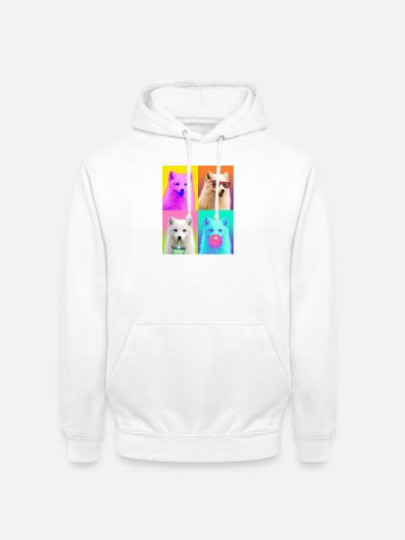 Polarfüchse Polarfuchs - Unisex Hoodie - Weiß