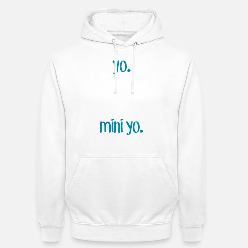 Moi et M Moi - Sweat-shirt à capuche unisexe - blanc