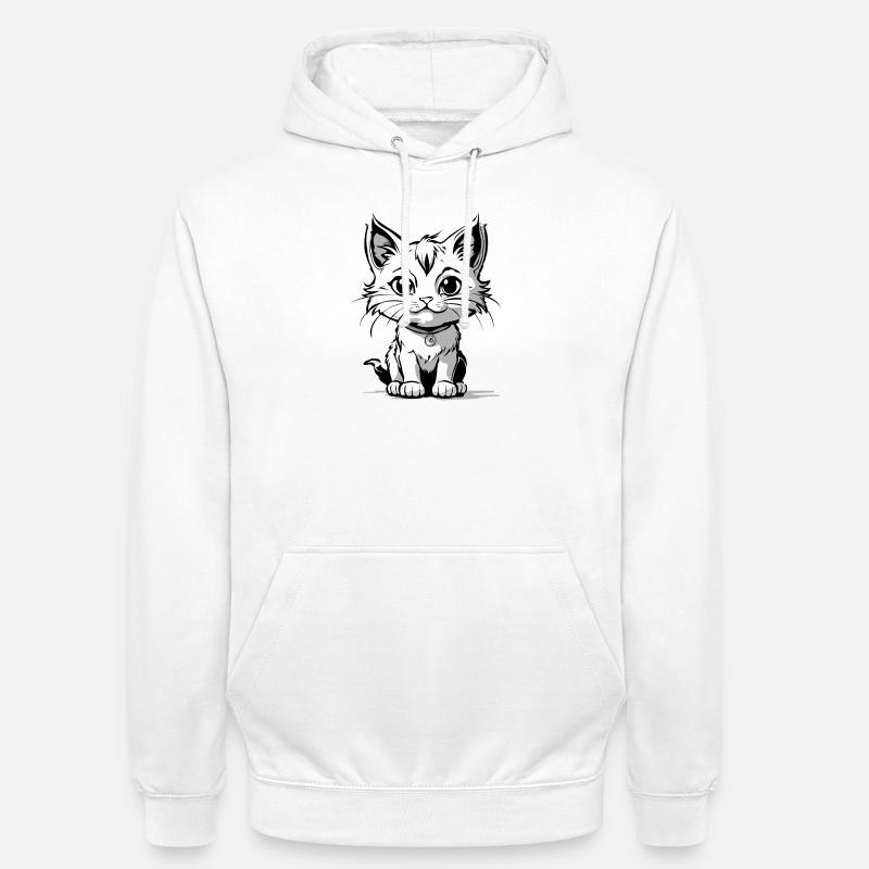 Kittycat - Unisex Hoodie - Weiß