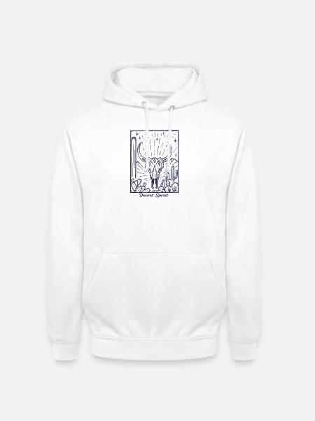 Wüsten Geist - Unisex Hoodie - Weiß