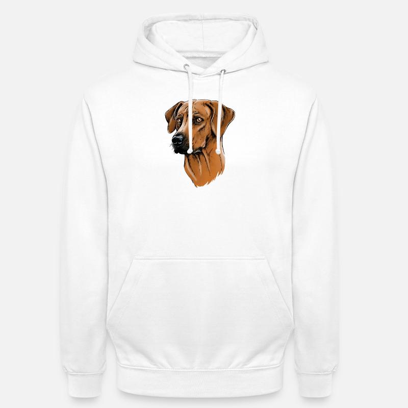Rhodesian Ridgeback - Sweat-shirt à capuche unisexe - blanc