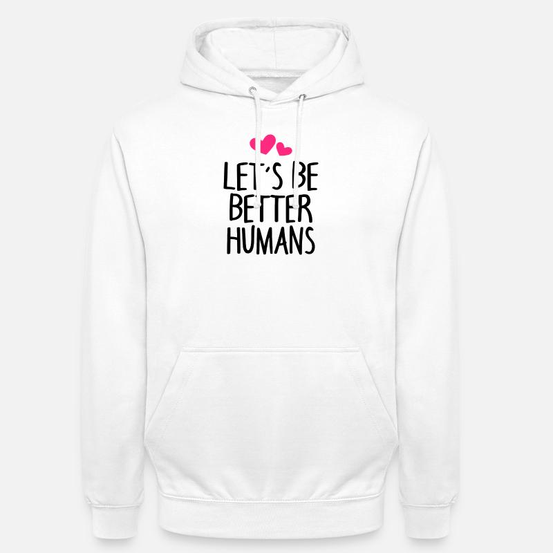 Homme Peuple Terre Dicton - Sweat-shirt à capuche unisexe - blanc
