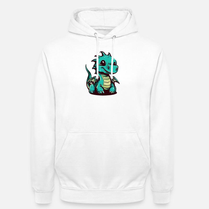 Drache - Unisex Hoodie - Weiß