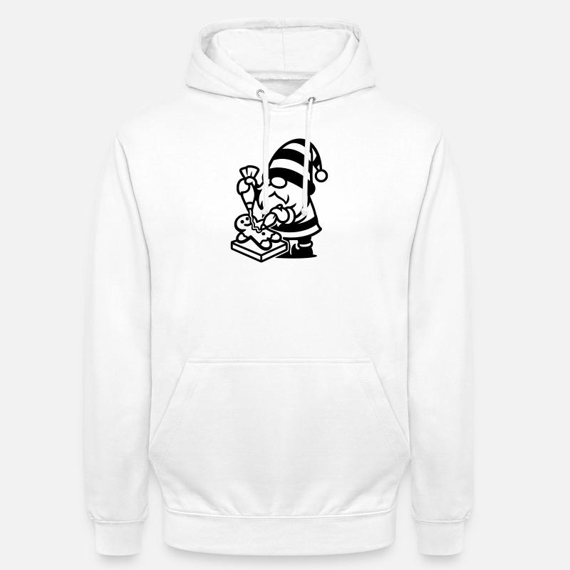 wicht lebkuchen backen - Unisex Hoodie - Weiß