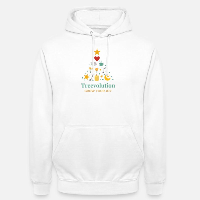 Treevolution Growing Joy - Unisex Hoodie - white