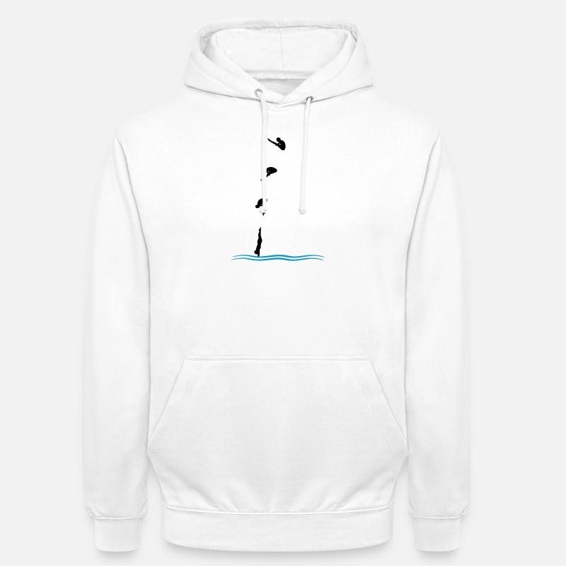 High diving - Unisex Hoodie - white